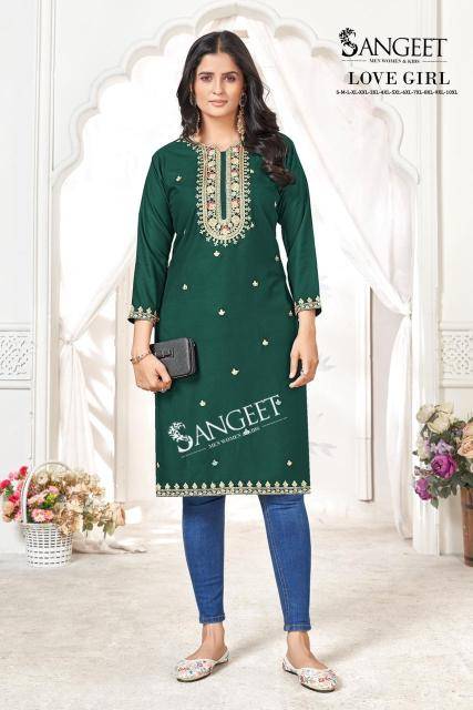 Sangeet love girl Long Kurti manufacturers
